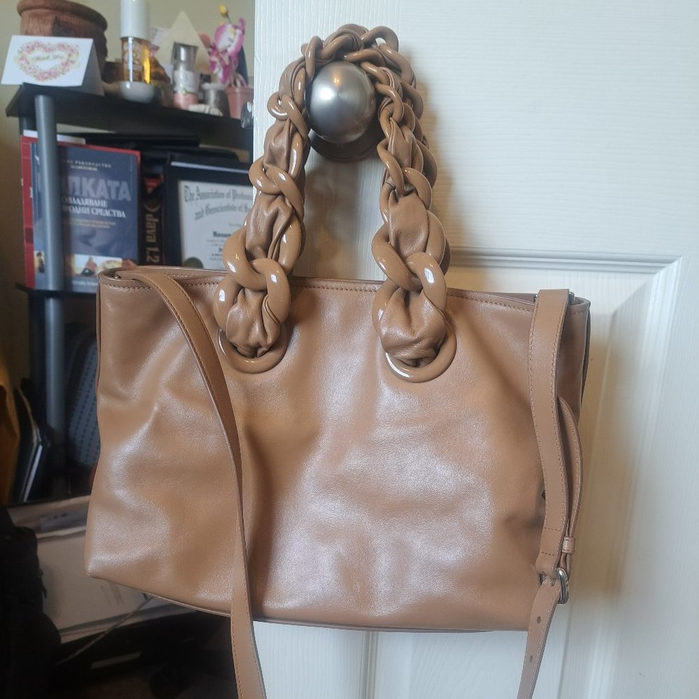 MIU MIU Rasin Chain Handles Handbag from Sauvage Bag Collection